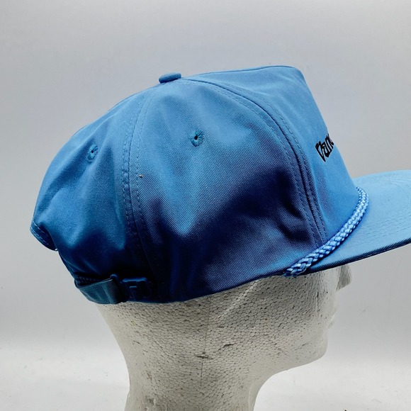Vintage San Sun Vanderhooft Snapback Hat Cap Blue Cord Trim Taiwan OSFA - Picture 4 of 6